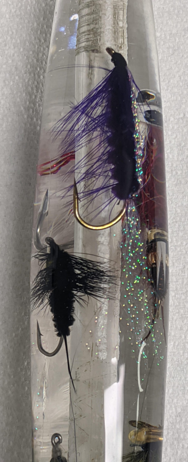 Clear Half Wells Fly Grip with Inlaid Flies - Image 3
