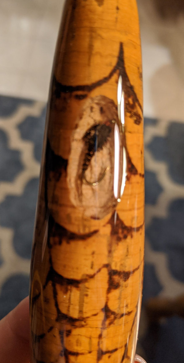 Half Wells Fly Grip with Image and Inlay